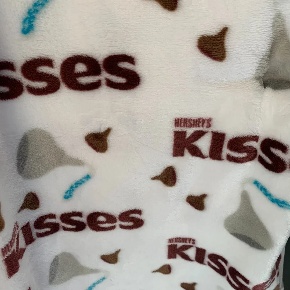 Hershey Kisses Plush Throw Plush Candy Oversized NWT